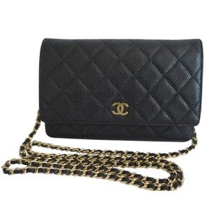 CHANEL Wallet on Chain Classic with Gold Hardware